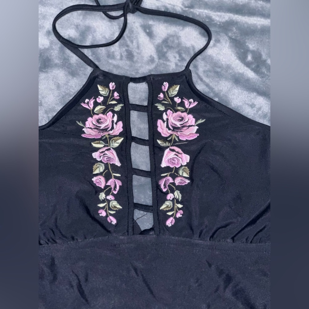 One Piece Halter Bathing Suit